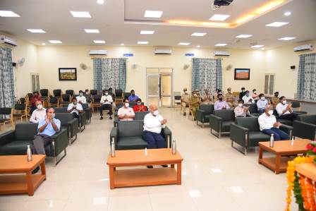 Chief Commissioner, CGST & CX Jaipur Zone addressing the occupants at the occasion of GST Day 2020 on 01.07.2020