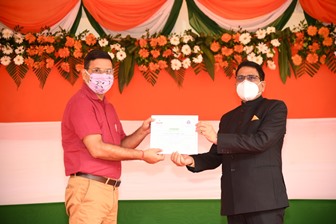 Chief Commissioner, CGST & CX Jaipur Zone addressing at occasion of 15th August, 2020